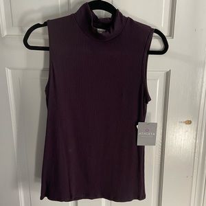 Rib Turtleneck Tang top Athleta Medium